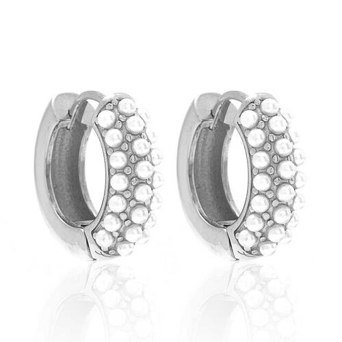 Silk & Steel Amara Hoop Earrings